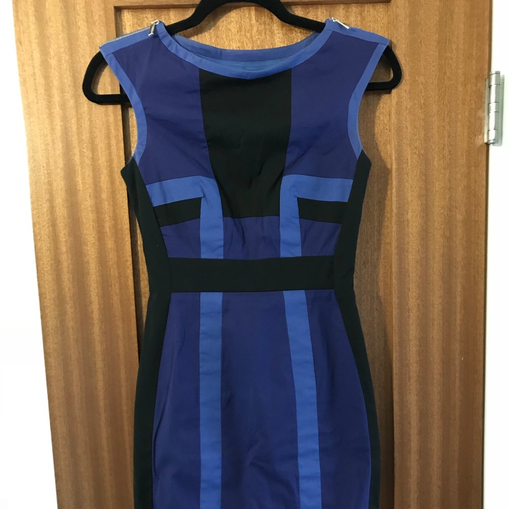 Karen Millen blue striped dress